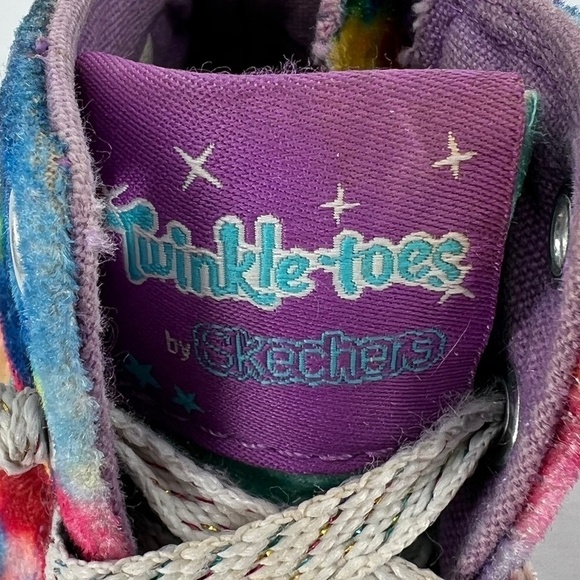 Skechers Twinkle Toes Light Up High Top Sneakers Size 6 Girl’s - Picture 2 of 10